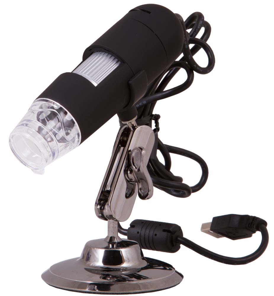 Levenhuk DTX 30 USB microscope, front view