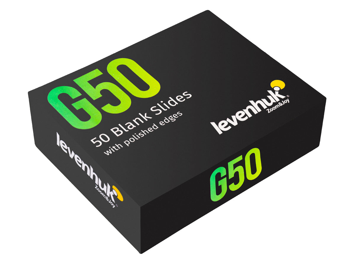 Levenhuk G50 box of 50 blank slides