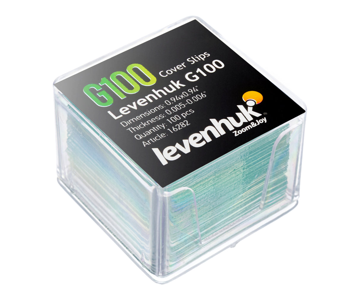 Levenhuk G100 box of 100 cover slips