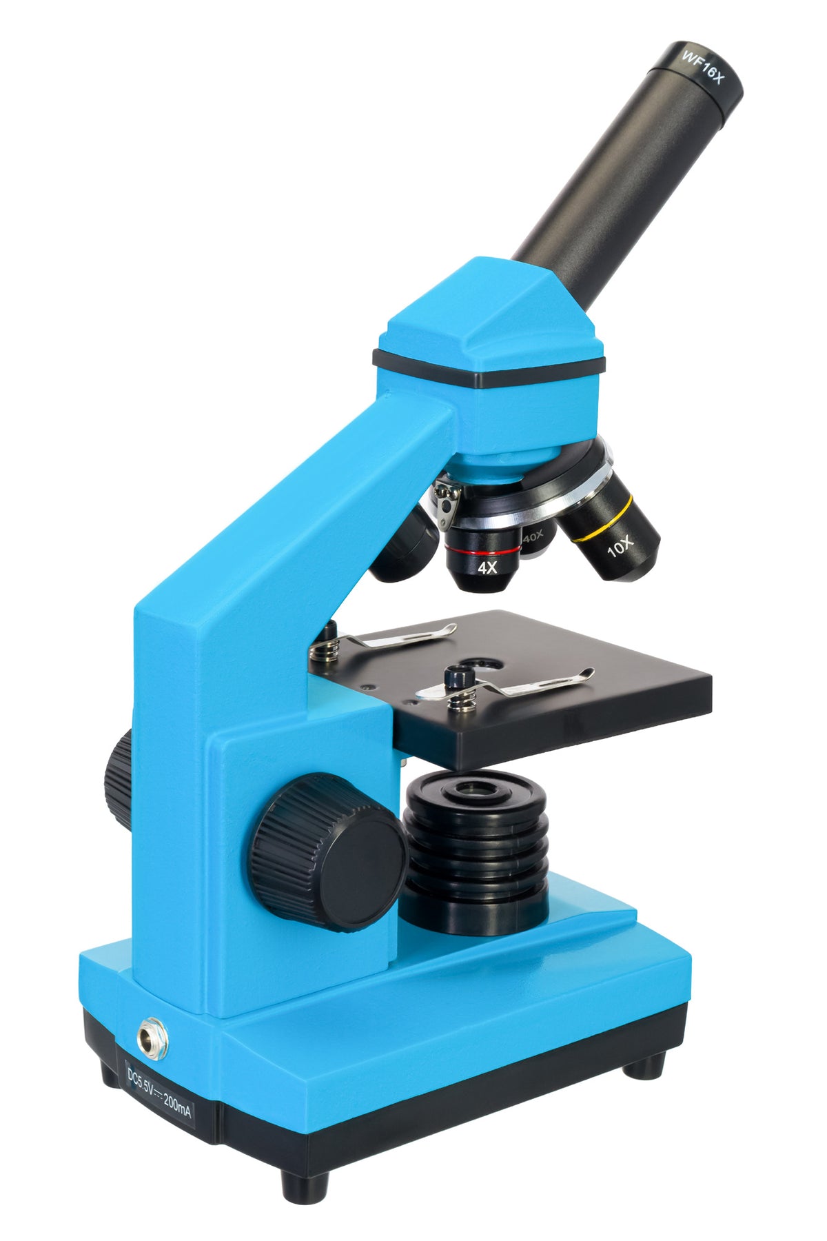 Levenhuk Rainbow 2L PLUS microscope, side view
