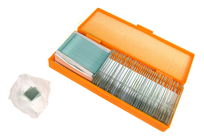 Levenhuk N38 NG case open with cover slips