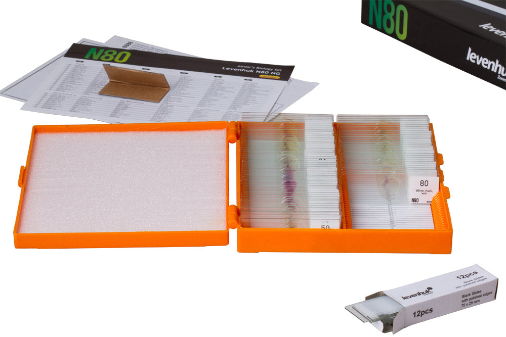 Levenhuk N80 NG slide case open