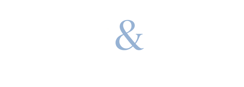 Scope & Field logo, white on navy